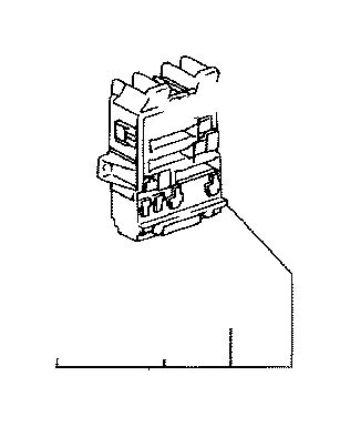 Lexus RX 330 Block assembly, instrument panel junction